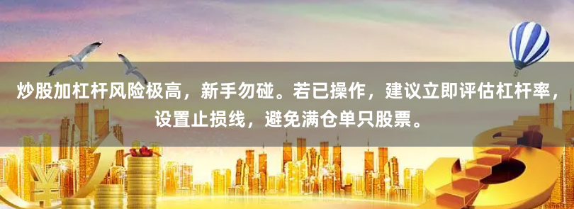 炒股加杠杆风险极高，新手勿碰。若已操作，建议立即评估杠杆率，设置止损线，避免满仓单只股票。